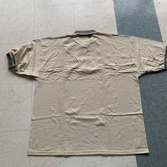 New Lost Coast Brewery Great White Beer Polo Shirt Salesman 1990s y2k Beige Tan