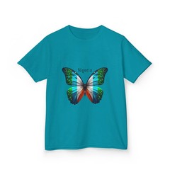 Kids Tee — Colorful Butterfly ‘Nigeria’ Graphic