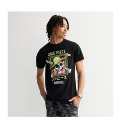 One Piece Netflix Short Sleeve Shirt NEW SEALED Adult Size Large Black Mens