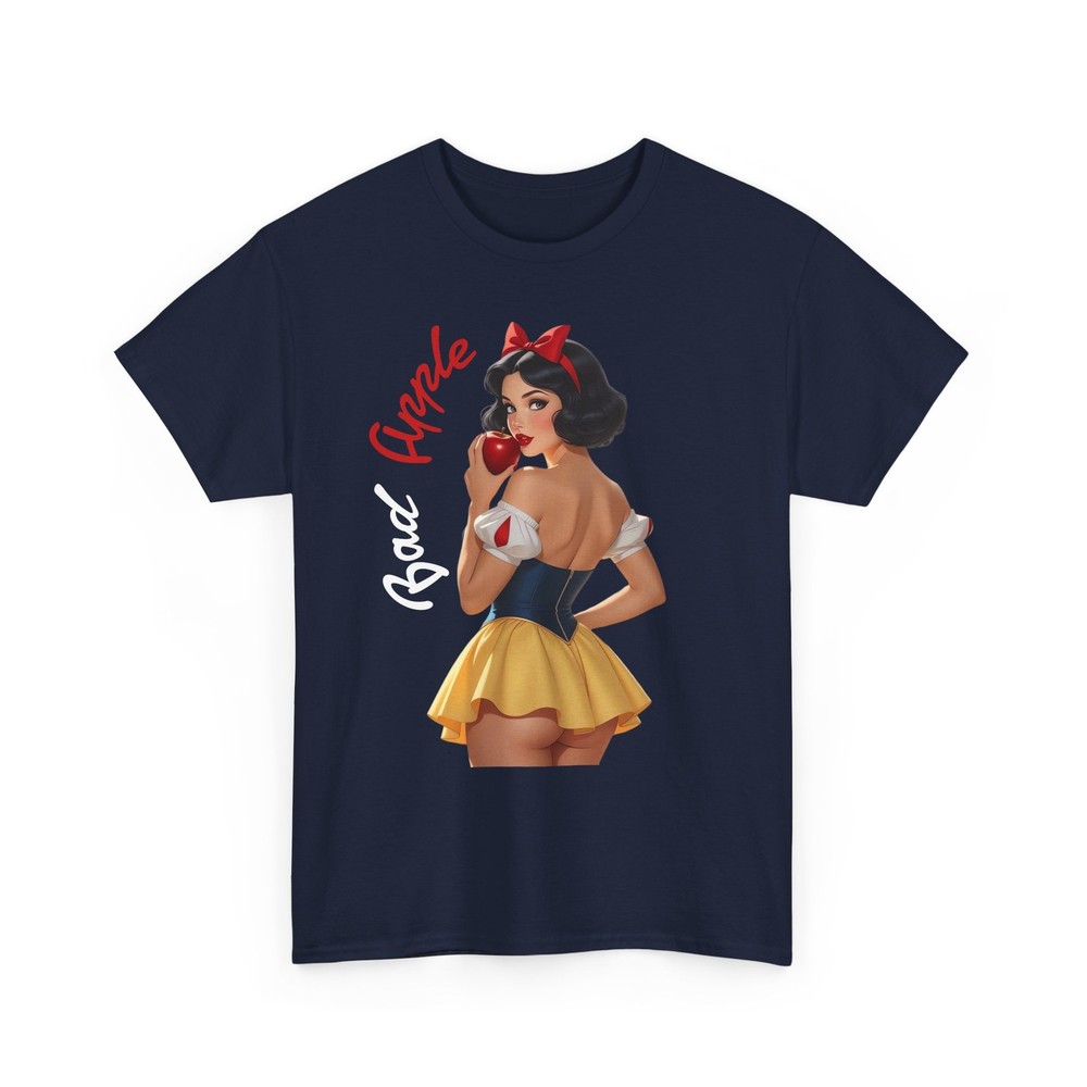 Sexy and Naughty Snow White as a Bad Apple Anime Graphic T-Shirt