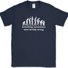 Something Somewhere Went Terribly Wrong T-Shirt Funny Nerd Computer Tee