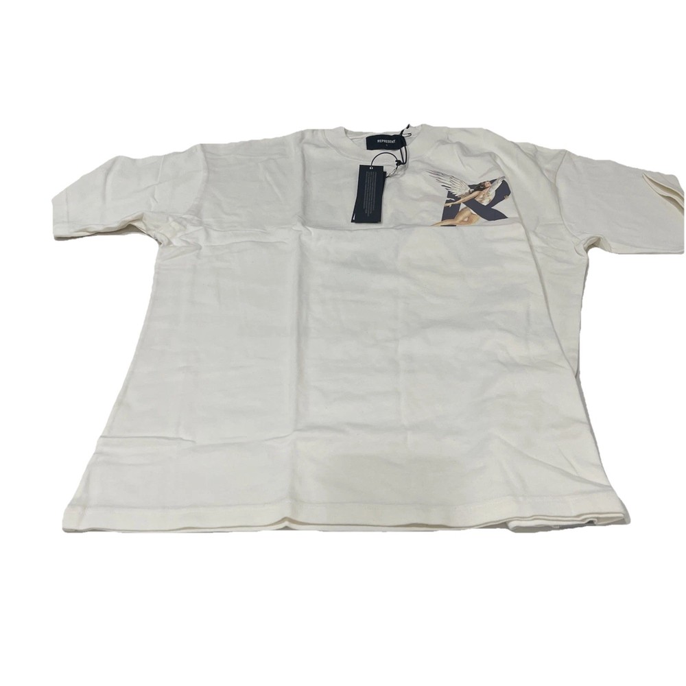 Represent Storms In Heaven T-Shirt Size L Color Flat White