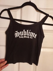 Sublime crop top Ribbed Hand Cropped sublime tank top sublime shirt xs to 2xl
