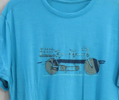 Icebreaker T Shirt XL Men’s Merino Wool Short Sleeve Tee Blue Outdoor *STAINS