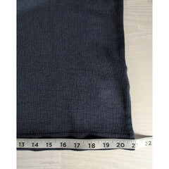 Jachs MFG Men’s XL Thermal Shirt Navy Blue Waffle Knit Crewneck Long Sleeve