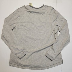 $125 New LEFT COAST TEE V-Neck Shirt L/S Cotton Men’s XL X-LARGE Gray Pocket