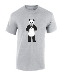 PANDA LOVE MENS T SHIRT CUTE ANIMAL LOVER DESIGN KAWAII JAPAN FASHION GIFT