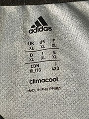 Adidas Climacool shirt mens XL short sleeve gray