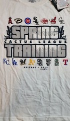 Gear Size S Small White Shirt 2012 Adult Spring Training Cactus League Baseball