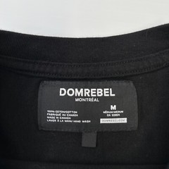 Domrebel Shirt Men Medium Graffiti Sketch Street Graphic Fire Work Party Core Go