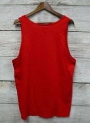 Hard Ten Shirt Mens Size Medium Red Hipster Star Bear Graphic Skinny Tank New