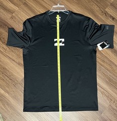 Billabong NWT UV Surf Shirt Mens XL Black UPF 50+ Loose Fit Rash Guard