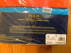 Polo Ralph Lauren Set of 3 Classic Fit Cotton Crew Assorted T-Shirts Size Medium