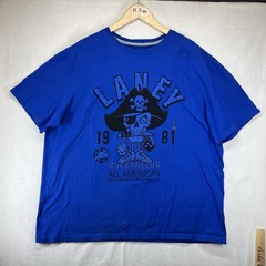 Jordan Jumpman T Shirt Mens 2XL Blue Laney Buccaneers Short Sleeve Cotton Faded