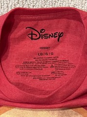 Disney Lion King T-Shirt Adult L Red Hakuna Matata Timon Pumba Simba