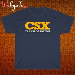 CSX Transportation Railroad Logo Black/Grey/Navy/White Size S-5XL Unisex T-Shirt