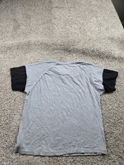Everlast T Shirt Large Mens Gray Short Sleeve Glove Graphic Pullover