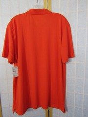 NWT BCG Men’s Training Coaches Polo Spicy Orang1/4 Button Polo Shirt Men’s XL