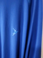 Men’s Old Navy Active Long Sleeve T-Shirt Solid Graphic Sleeves Blue Size 3XL