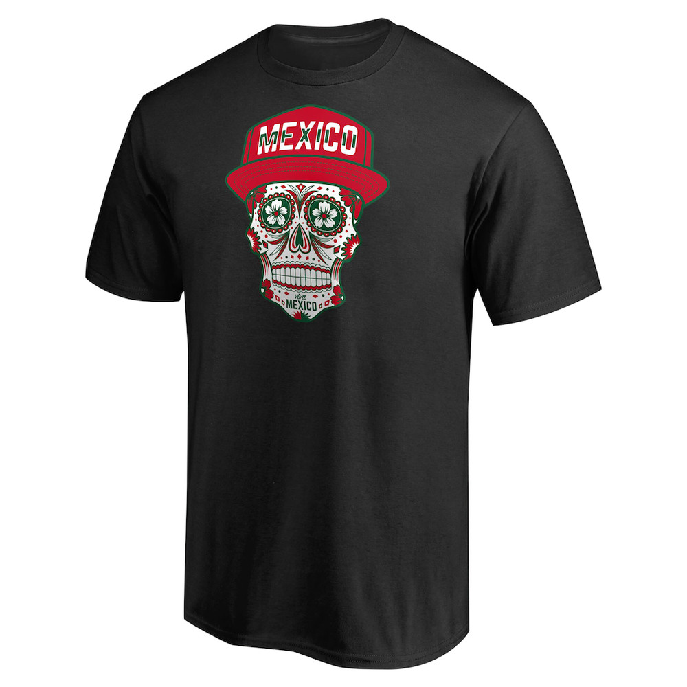 Mexico Sugar Skull T-Shirt – Black