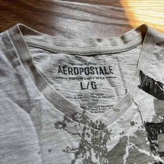 Vintage Y2K Aeropostale Graphic Tee Streetwear Skater Grunge Shirt L/G
