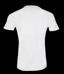 $69 TRUE RELIGION White BUDDHA TAPE Short Sleeve Designer Graphic T-shirt NWT