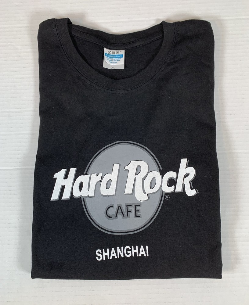 Vintage Hard Rock Cafe SHANGHAI T-Shirt Men’s Size X-Large Classic Black NWOT