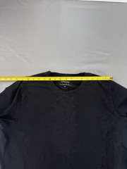 City Lab Black Crew Neck T-Shirt Size 2XL Stretch Slim Fit Short Sleeve