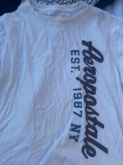 Aeropostale Est. 1987 NY White Graphic T-Shirt