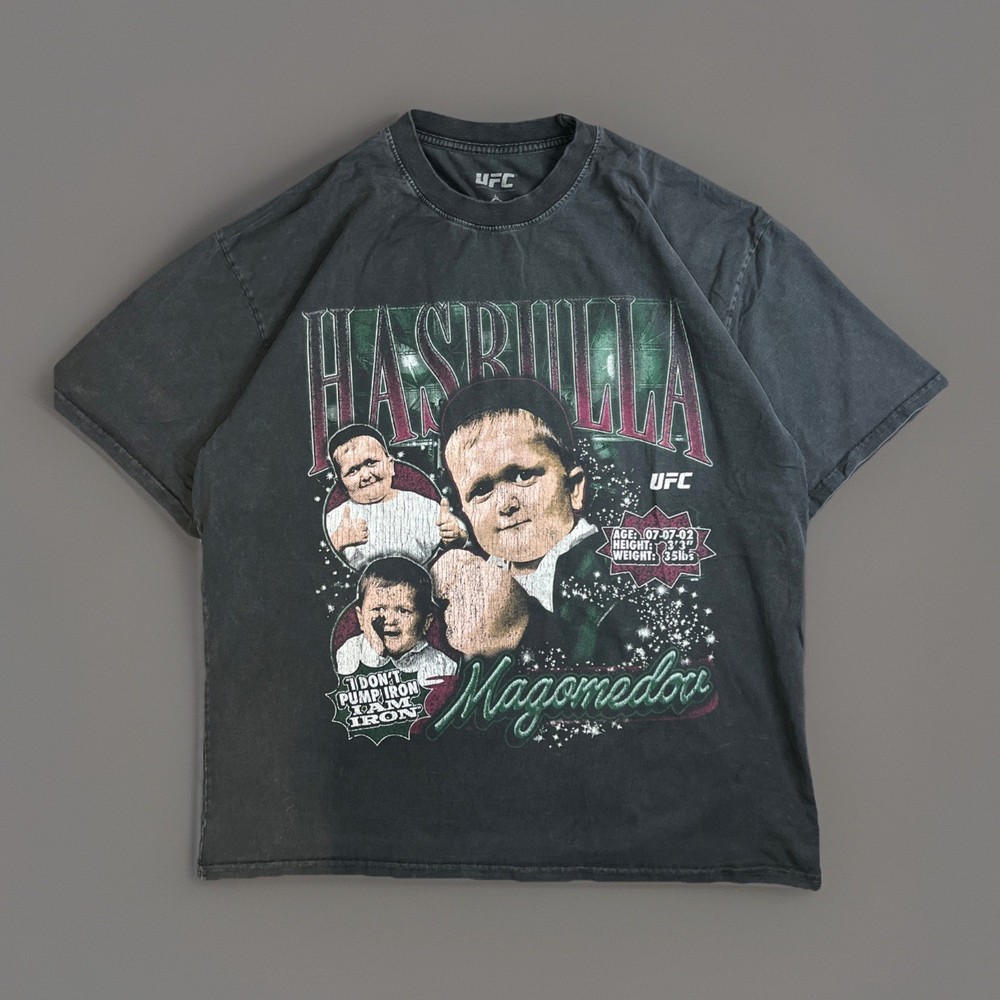 UFC X Goat Crew Hasbulla Rap Tee Style T-shirt Size XL