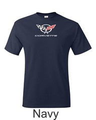 Vintage C5 Corvette Emblem Printed on Men’s Shirt. FREE SHIPPING !!!