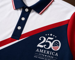 250th Anniversary Patriotic Polo Mens United States Of America 1776-2026 (S-5XL)