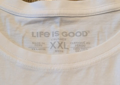 NWOT Life Is Good Men’s “I’m Not Old I’m Classic” White Crusher Tee Size XXL