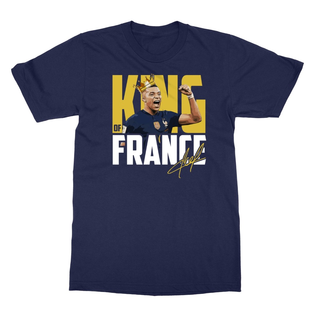 Kylian Mbappe Football King Of France Soccer Fans Unisex T-Shirt