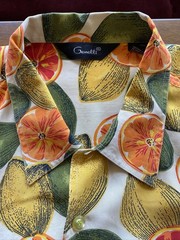Vintage Men’s Citrus Genelli Silk Shirt XL 90’s International Male