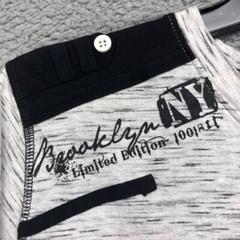 Vertical Shirt Mens Small Graphic Urban Survival Brooklyn Cotton T-Shirt Mens S
