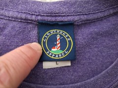 Silver Gulch Brewing Fairbanks Alaska Brewery Souvenir Purple T-Shirt Size L