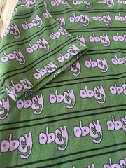 Obey “All Over Graffiti Design” Knitted Men’s Size XL Green/Purple/Black