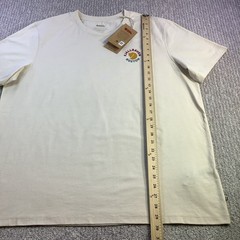 Fjallraven Kanken T-shirt Boston Chalk White Organic Cotton Unisex Size XL NWT