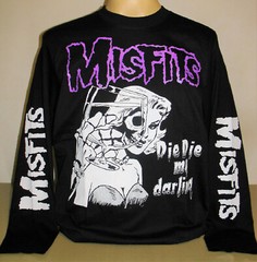 Misfits Die Die My Darling Punk Band Long Sleeve T-Shirt Size S M L XL 2XL 3XL