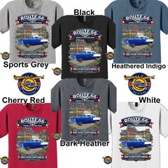 Route 66 100 Year Centennial, 1955 Chevrolet Bel Air Coupe T-Shirt