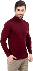 Turtleneck T-Shirt For Men Long Sleeves Tailored Comfort Fit Lot Utopia Wear