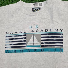 Vintage 1990 US Naval Academy Shirt Large 22×27 Annapolis