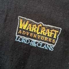 Vintage 1996 Warcraft Lord of the Clans Unreleased Promo Shirt XL Collectible