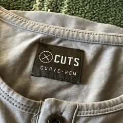 Cuts T-Shirt Lot Multicolor Curve-Hem & Split-Hem XL/L Sizes