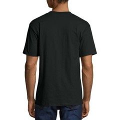 Men’s Hanes Beefy-T Short Sleeve Black T-Shirt 100% Cotton 5180 Size: SMALL 2-PK