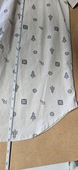 Lawless Apparel Raw Cotton Space Invaders AOP Handmade In Peru Mens S/S Sz L