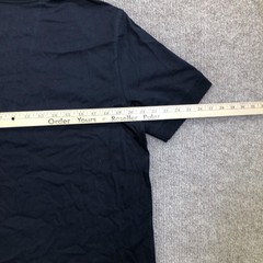 Nautica Shirt Mens Medium Navy Short Sleeve Henley Tee Tagless Nautical Logo