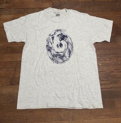 Vintage Earth Fish 90s Tee Shirt Size XL Anvil Tag