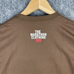 The Marathon Clothing Shirt Mens XL Brown Crenshaw Nipsey Hussle Short Sleeve